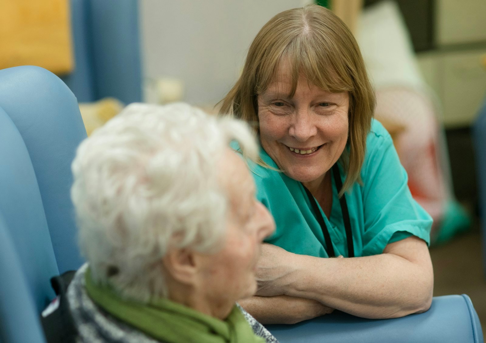 Caregiver providing compassionate home care