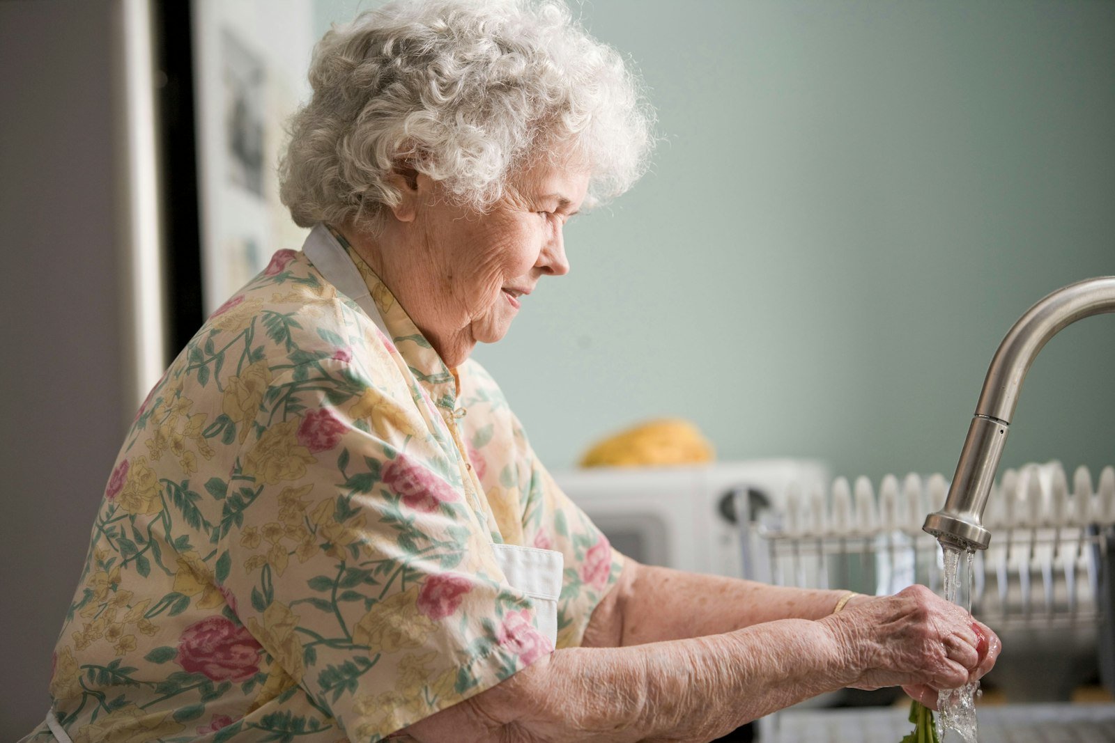 Caregiver providing home support services